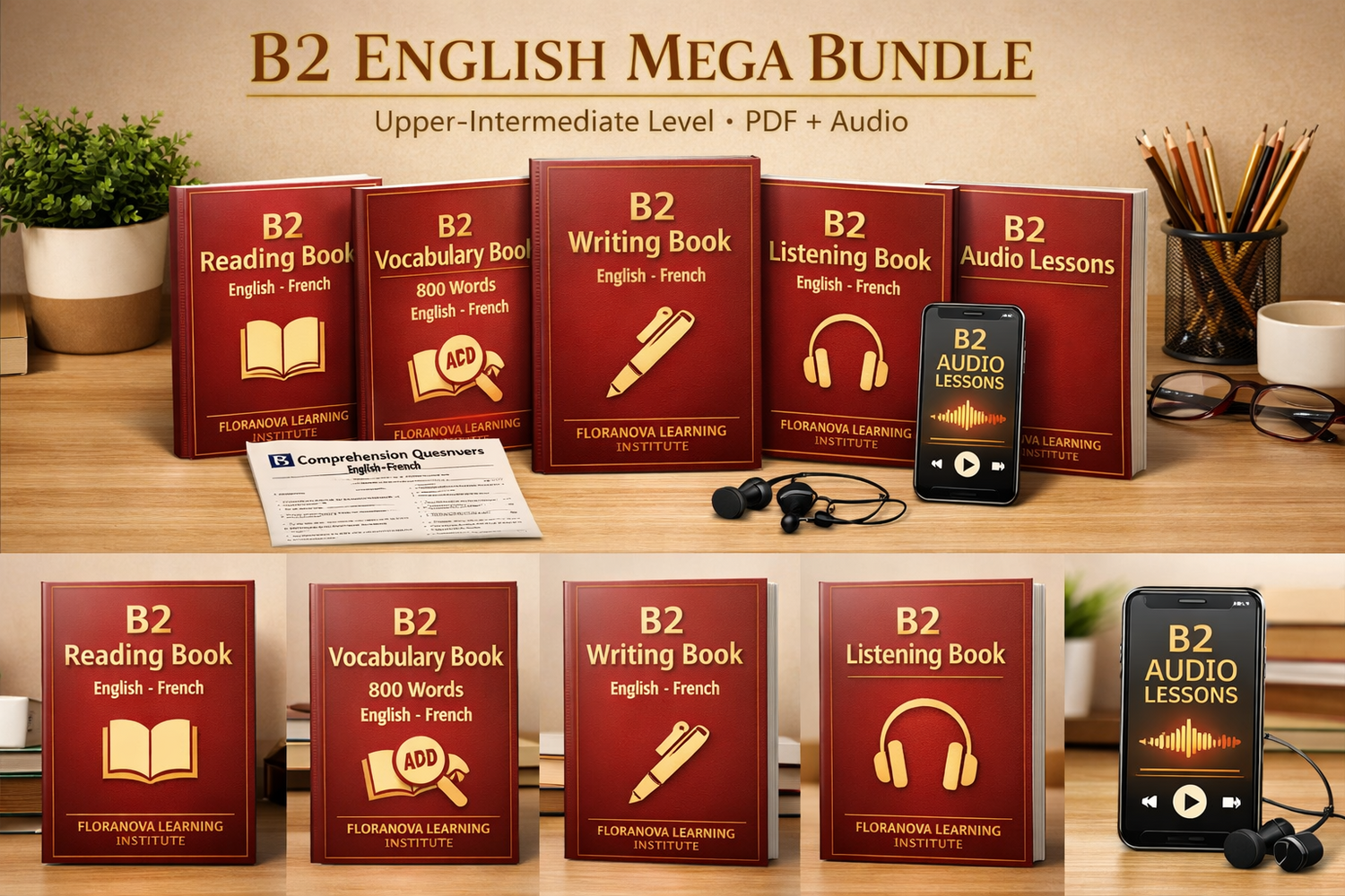 6 pcs B2 English MEGA Bundle