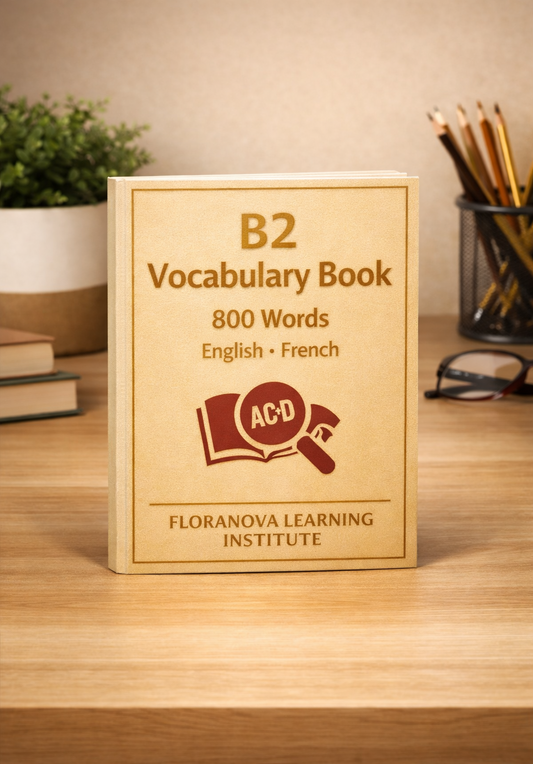 B2 Vocabulary Book (800 Words) English–French | PDF