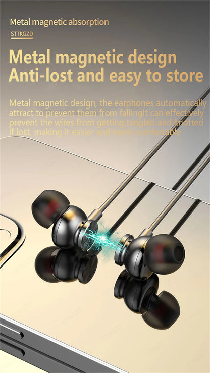 Wireless Headphones Neckband Bluetooth Earphone With Microphone