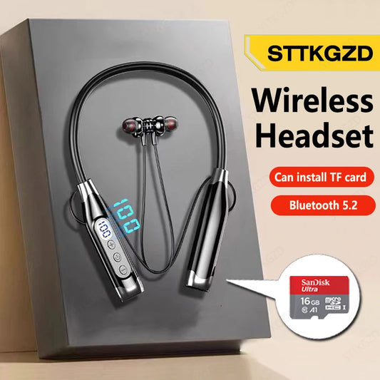 wireless neckband headphones designed