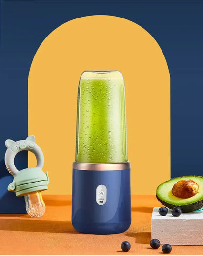 Portable electric blender fits, blending for fresh juices